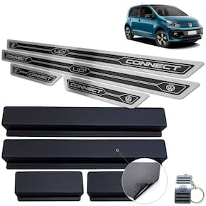 Soleira Gravação em Preto Alto Relevo Volkswagen UP Connect