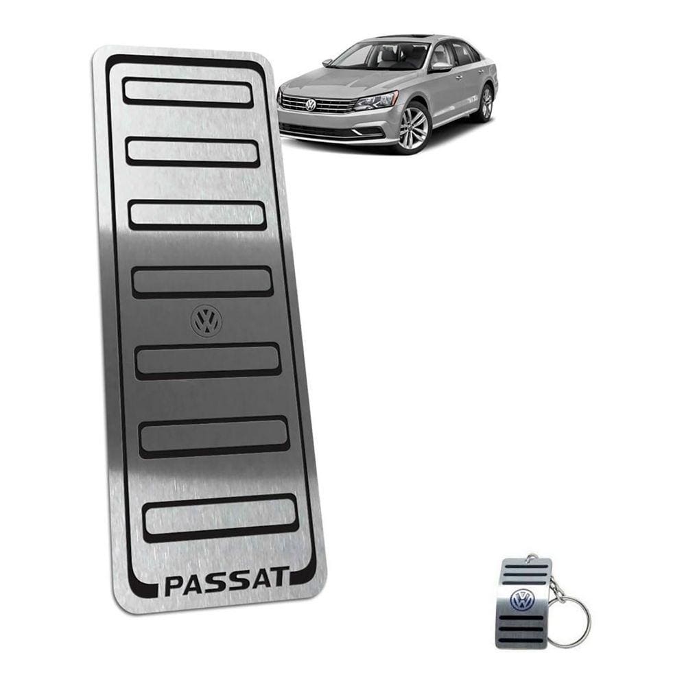 Descanso de Pé Aço Inox Passat Highline 2017 A 2019 Preto