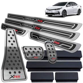 Soleira Pedaleira Descanso Corolla Xrs 2014 A 2019 Preto A.R