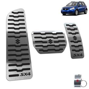 Descanso + Pedaleira Automático Suzuki SX4 2010 A 2015 Preto