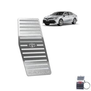 Descanso De Pé Aço Inox Toyota Camry 2018 A 2020 Prata