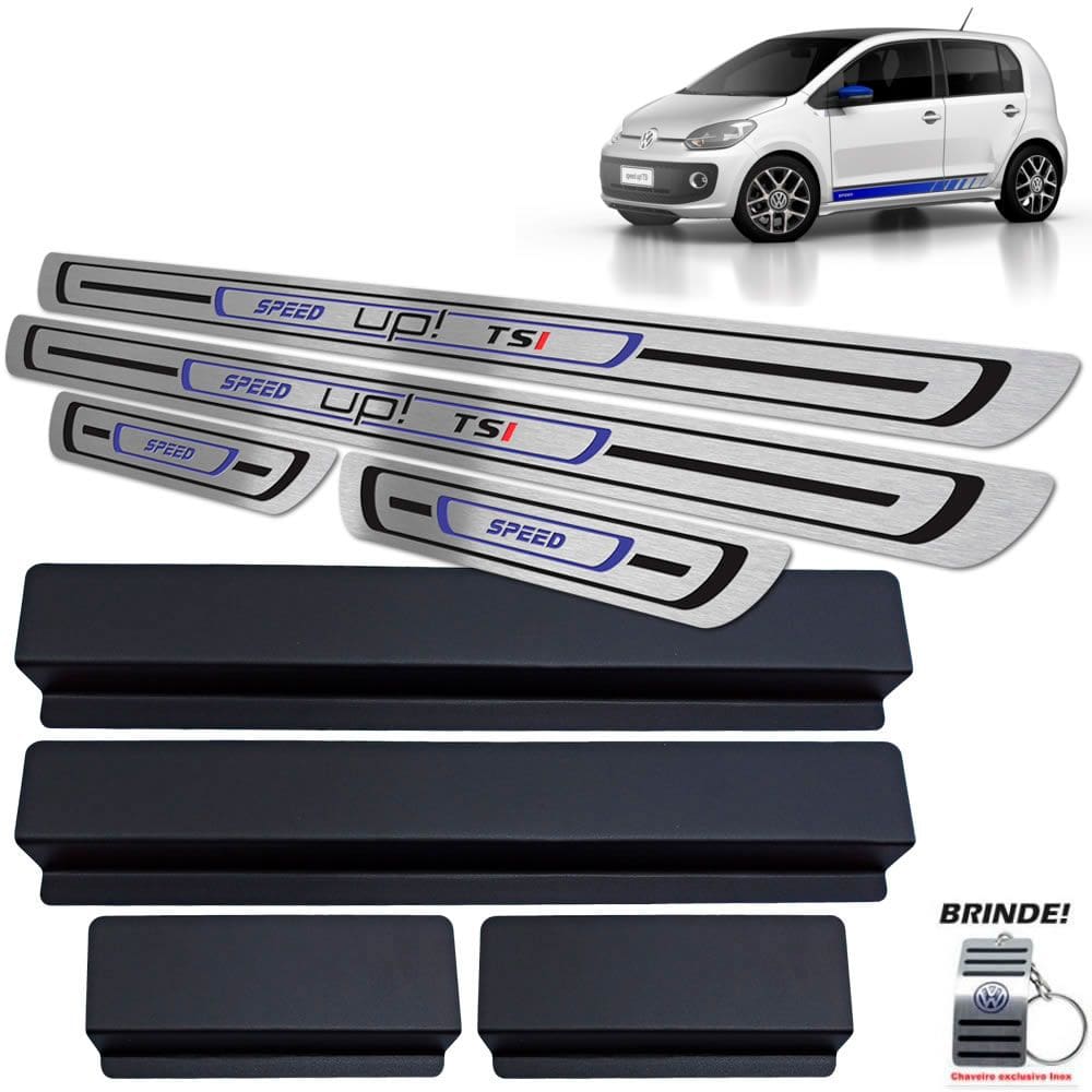 Soleira Gravação em Preto Baixo Relevo Up Tsi Speed