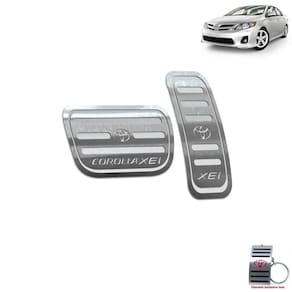 Pedaleira Automático Toyota Corolla Xei 2003 A 2013 Prata