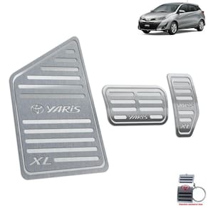 Descanso + Pedaleira Automático Yaris XL 2019-2022 Prata