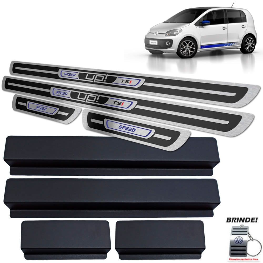 Soleira Gravação em Preto Alto Relevo Up Tsi Speed