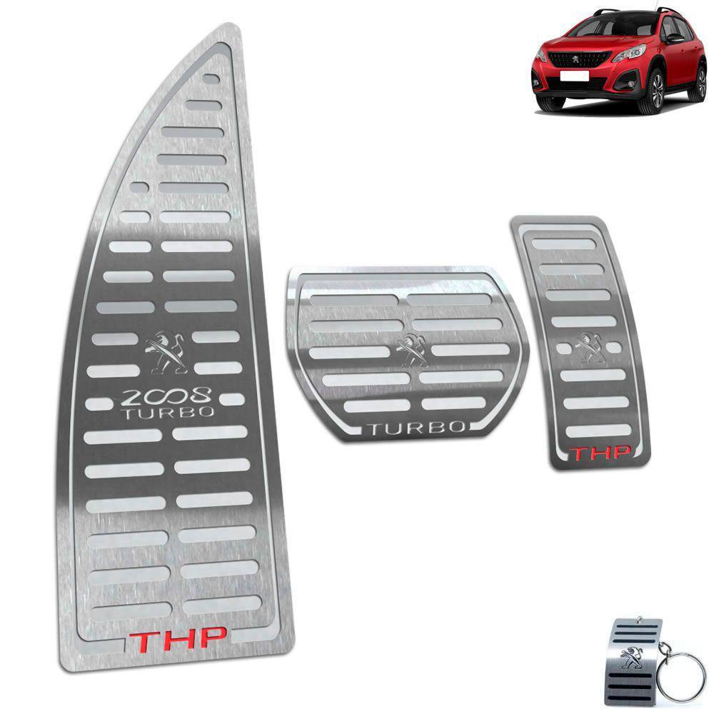 Descanso Pedaleira Peugeot 2008 Turbo Thp 2020 A 2021 Prata