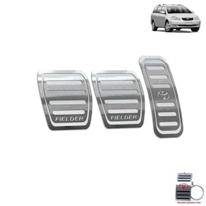 Pedaleira Manual Prata Toyota Fielder 2005 A 2008