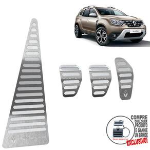 Descanso + Pedaleira Manual Renault Duster 2021 Prata