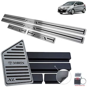 Soleira + Descanso Yaris XL 2019-2022 Preto Baixo Relevo