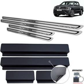 Soleira Amarok Comfortline 2019 2020 Preto Baixo Relevo