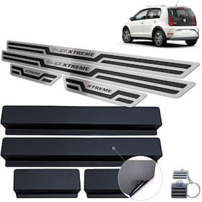 Up Xtreme Soleiras Aço Inox Gravação em Preto Alto Relevo