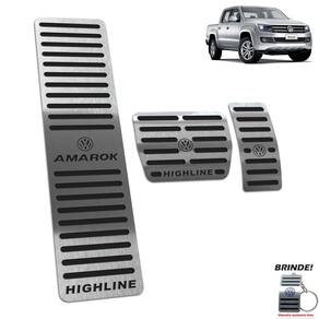 Descanso + Pedaleira Amarok highline 2016 A 2020 Preto