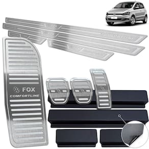 Pedaleira Manual Soleira Descans Prata Fox Comfortline 14 20