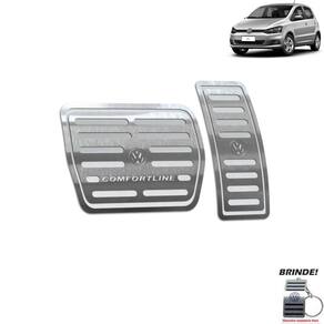 Pedaleira Automático Fox Comfortline 2014 A 2020 Prata