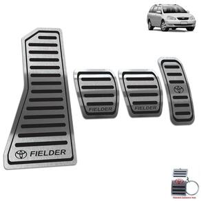 Descanso + Pedaleira Manual Preto Toyota Fielder 2005 A 2008