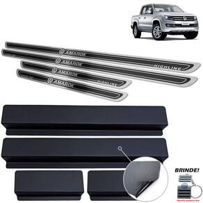 Soleira Amarok Highline 2016 A 2020 Preto Alto Relevo