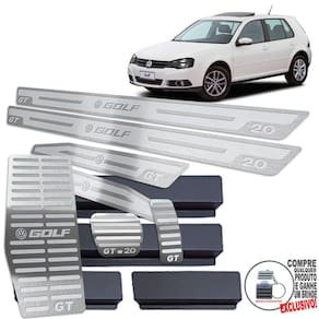 Descanso Pedaleira Automátic Soleira Golf Gt 2007 2013 Prata