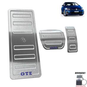 Descanso + Pedaleira Automático Golf Gte 2015 A 2020 Prata