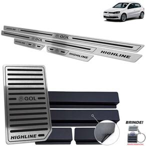 Descanso + Soleira Preto Baixo Relevo Gol Highline G6 G7