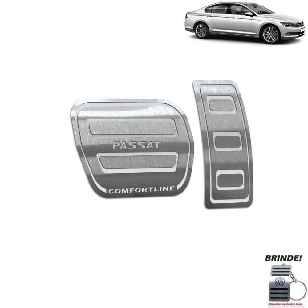 Pedaleira Prata Volkswagen Passat Comfortline 2016 A 2019