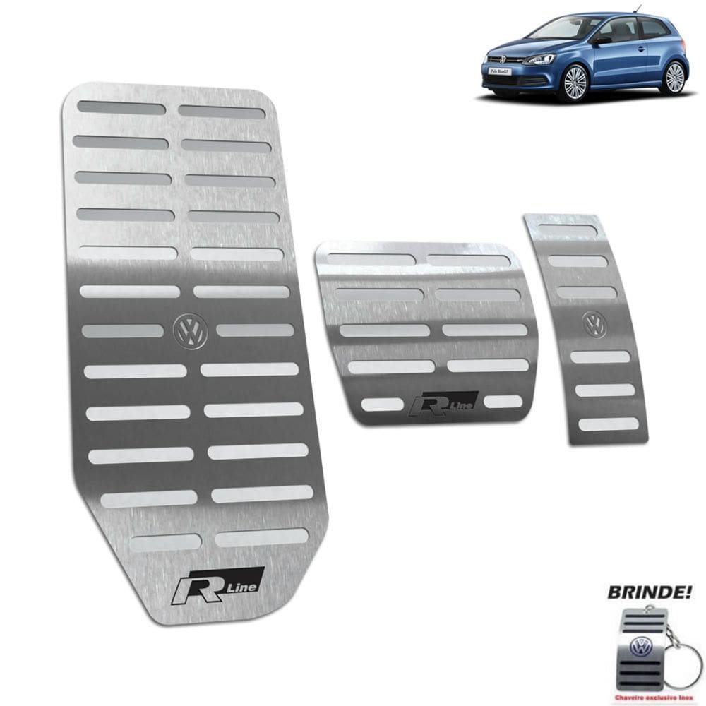 Descanso Pedaleira Automático Prata Polo R-Line 2003 a 2015