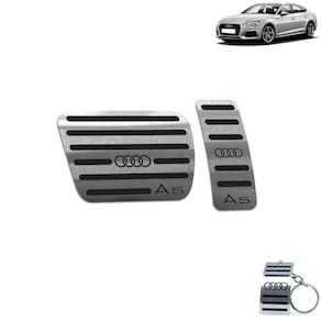 Pedaleira Automático Aço Inox Preto Audi A5