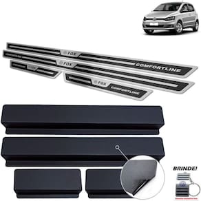 Soleira Fox Comfortline 2014 a 2020 Preto Alto Relevo