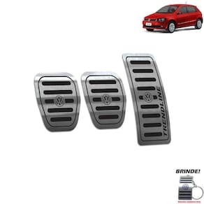 Pedaleira Manual Volkswagen Gol Trendline G6 G7 Preto