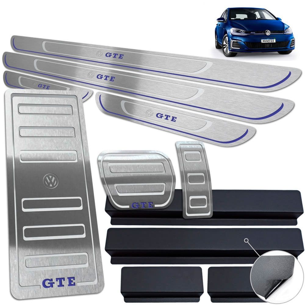 Pedaleira Soleira Descanso Prata Golf Gte 2015 A 2020