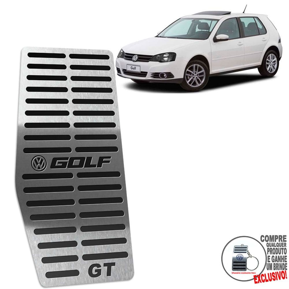 Descanso De Pé Volkswagen Golf Gt 2007 A 2013 Preto