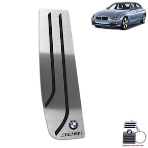 Descanso De Pé Em Inox Bmw 328i 2011 A 2018 Preto