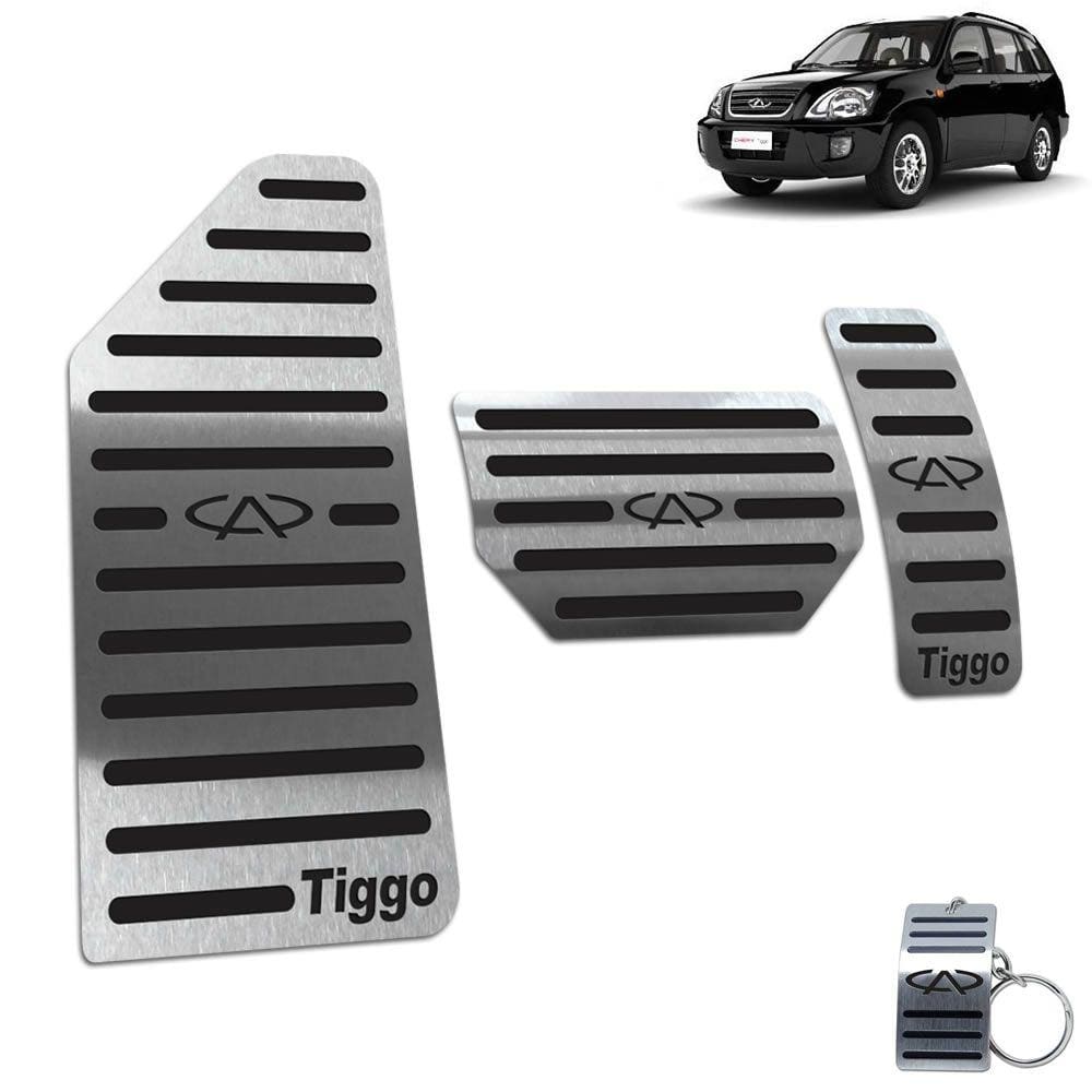 Pedaleira Descanso Chery Tiggo Automático 2010 A 2015 Preto