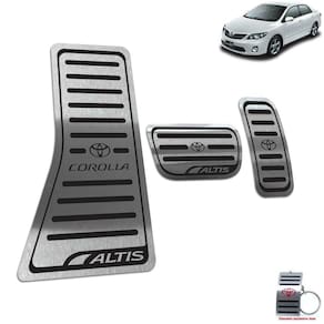Descanso + Pedaleira Toyota Corolla Altis 2003 A 2013 Preto