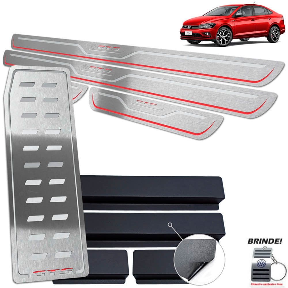 Descanso + Soleira gravação em prata baixo Relevo Virtus Gts