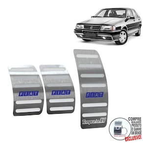 Pedaleira Manual fiat Tempra Ie 8v 1992 A 1999 Prata
