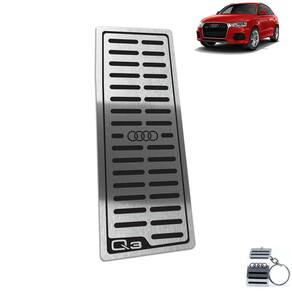 Descanso De Pé Aço Inox Audi Q3 2012 A 2019 Preto