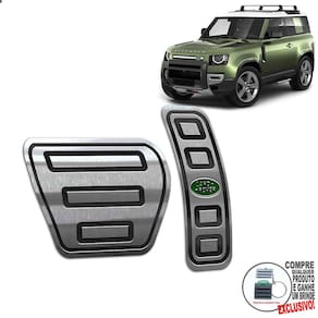 Pedaleira Automático Land Rover Defender 2020 2021 Preto