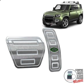 Pedaleira Automático Land Rover Defender 2020 2021 Prata