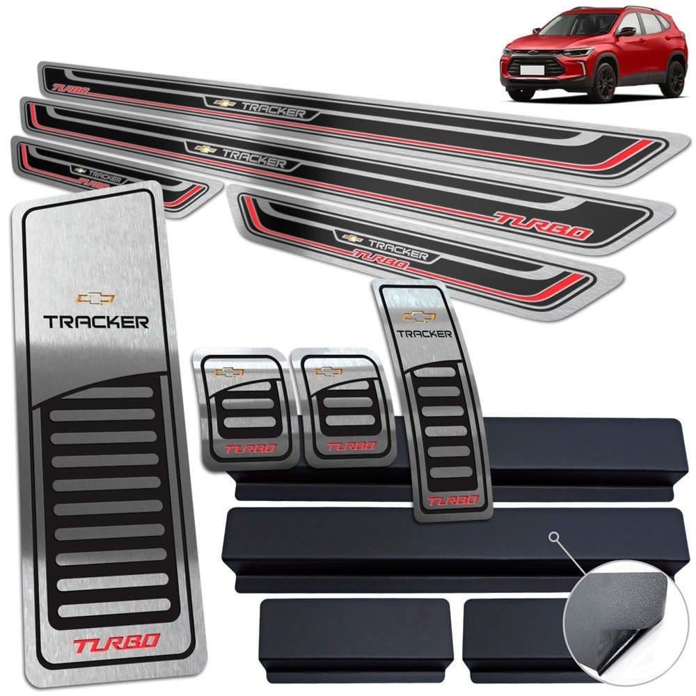 Descanso Pedaleira Man. Soleira Tracker Turbo 2020 22 Preto