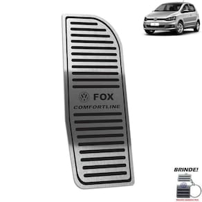 Descanso De Pé Aço Inox Fox Comfortline 2014 A 2020 Preto