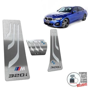 Descanso + Pedaleira Aut Prata Bmw 320I M Sport 2020 2021