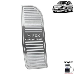 Descanso De Pé Aço Inox Fox Comfortline 2014 A 2020 Prata