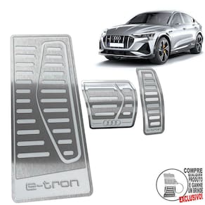 Descanso De Pé + Pedaleira Automático Audi E-Tron Prata