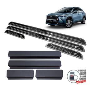 Soleiras Toyota Corolla Cross 2022 Preto Alto Relevo