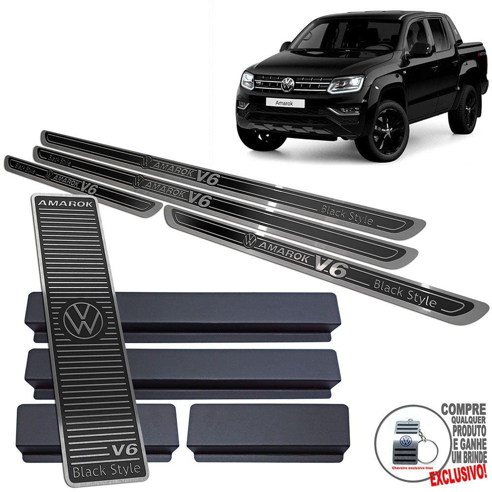 Descanso + Soleira Volkswagen Amarok V6 Blackstyle