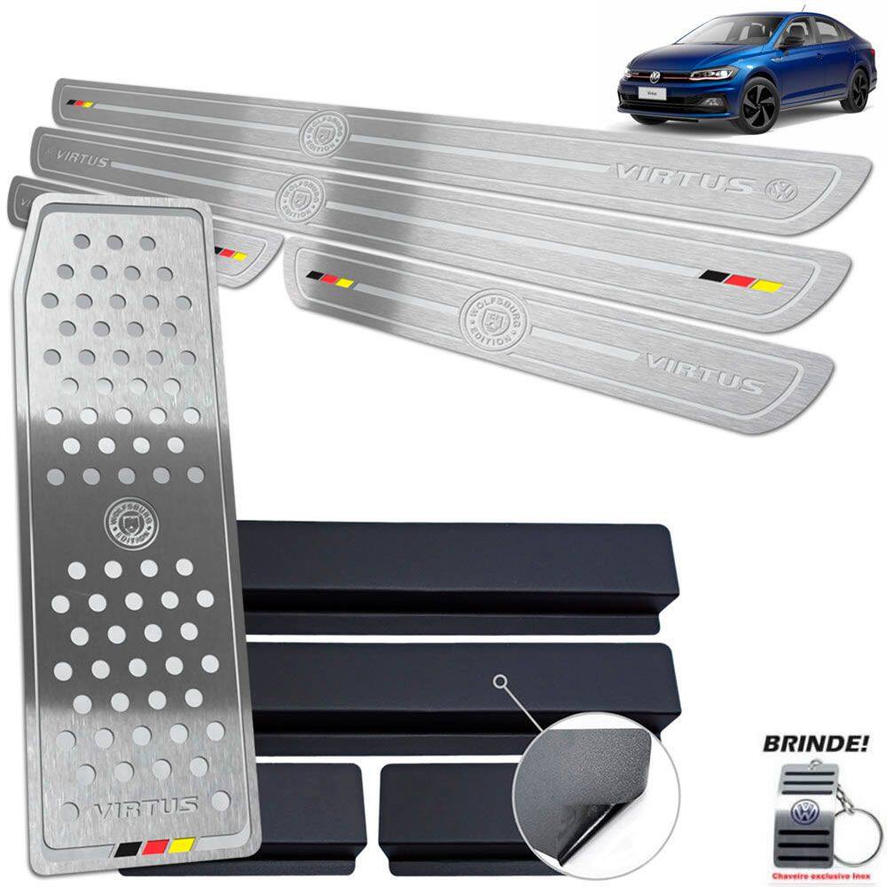 Descanso + Soleiras Prata Baixo Relevo Virtus Wolfsburg Ed