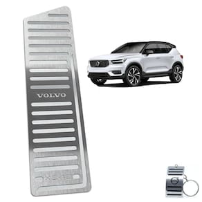 Descanso de Pé Em Aço Inox Prata Volvo XC40 2018 A 2020