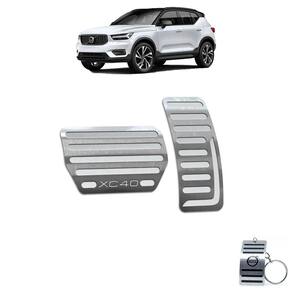 Pedaleira Automático Aço Inox Prata Volvo XC40 2018 A 2020