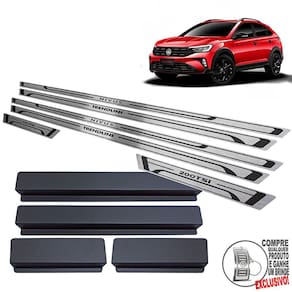 Soleira Volkswagen Nivus Trendline Preto Baixo Relevo