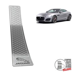Descanso de Pé Em Aço Inox Jaguar F Type 2021 Prata